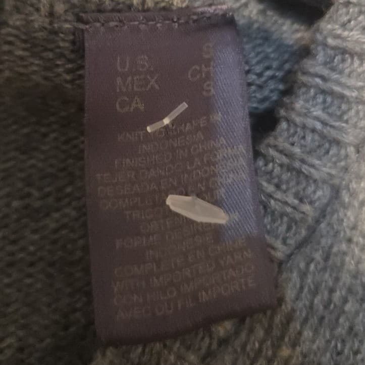 Liz Claiborne Gray Floral Embroidered Button Front Cardigan Women's Small Jacket - Thumbnail 6