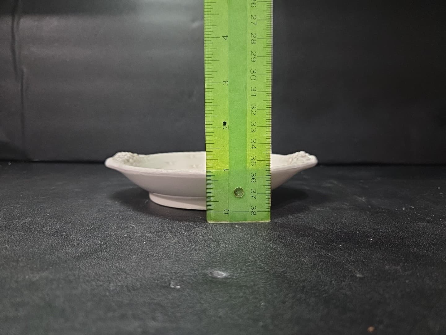 Lefton Style White Dish, Vintage Grappa Bowl, Japan 2251 Plate, Rustic Serving - Thumbnail 6