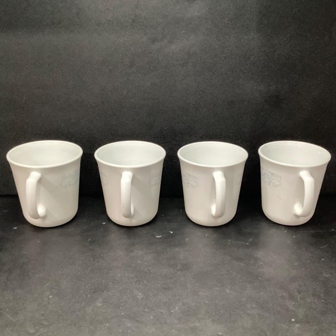 Corelle Corning Sea and Sand Coffee Cups, Set of 4, Vintage Mugs, Drinkware - Thumbnail 5