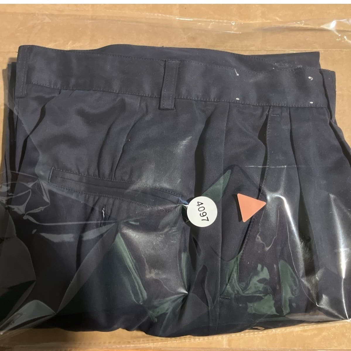 Izod Club Navy Blue Double Pleated High Rise Trousers, Women's Size 10 Pants - Thumbnail 7