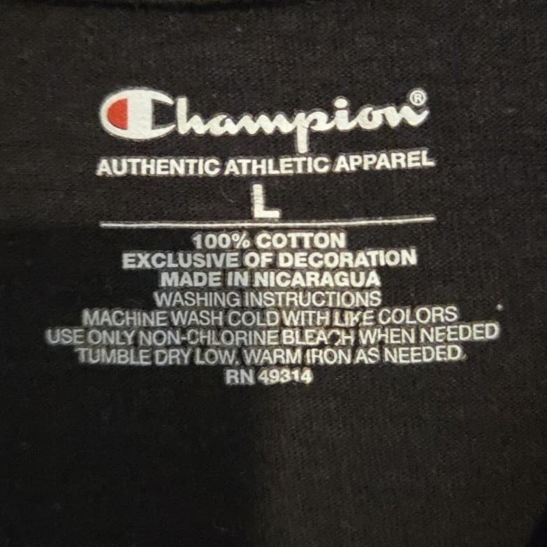 Champion Iowa Hawkeyes 2015 TaxSlayer Bowl Long Sleeve Black T-Shirt Men's Large - Thumbnail 5