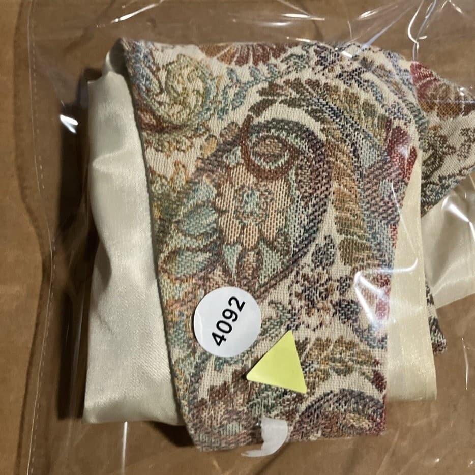 Talbott Vintage Paisley Tapestry Vest, Women's Small, Cotton Blend, Made in USA - Thumbnail 7