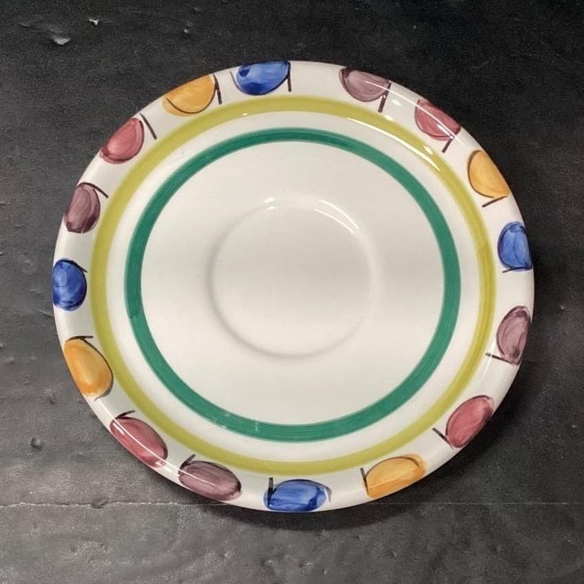Mikasa Handcrafted Collection Salad Plates, Set of 4, Vtg Stoneware, Dinnerware - Thumbnail 3