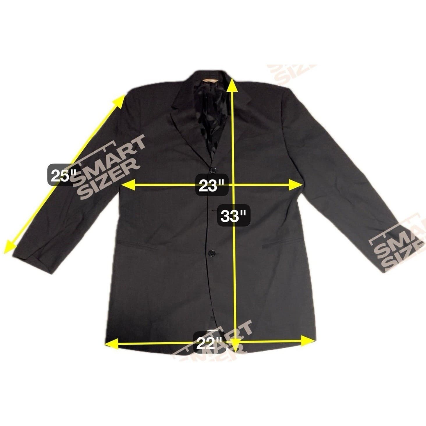 Donna Karan Signature Blazer, 100% Wool 2-Button Sport Coat, Men's 44L Jacket - Thumbnail 2