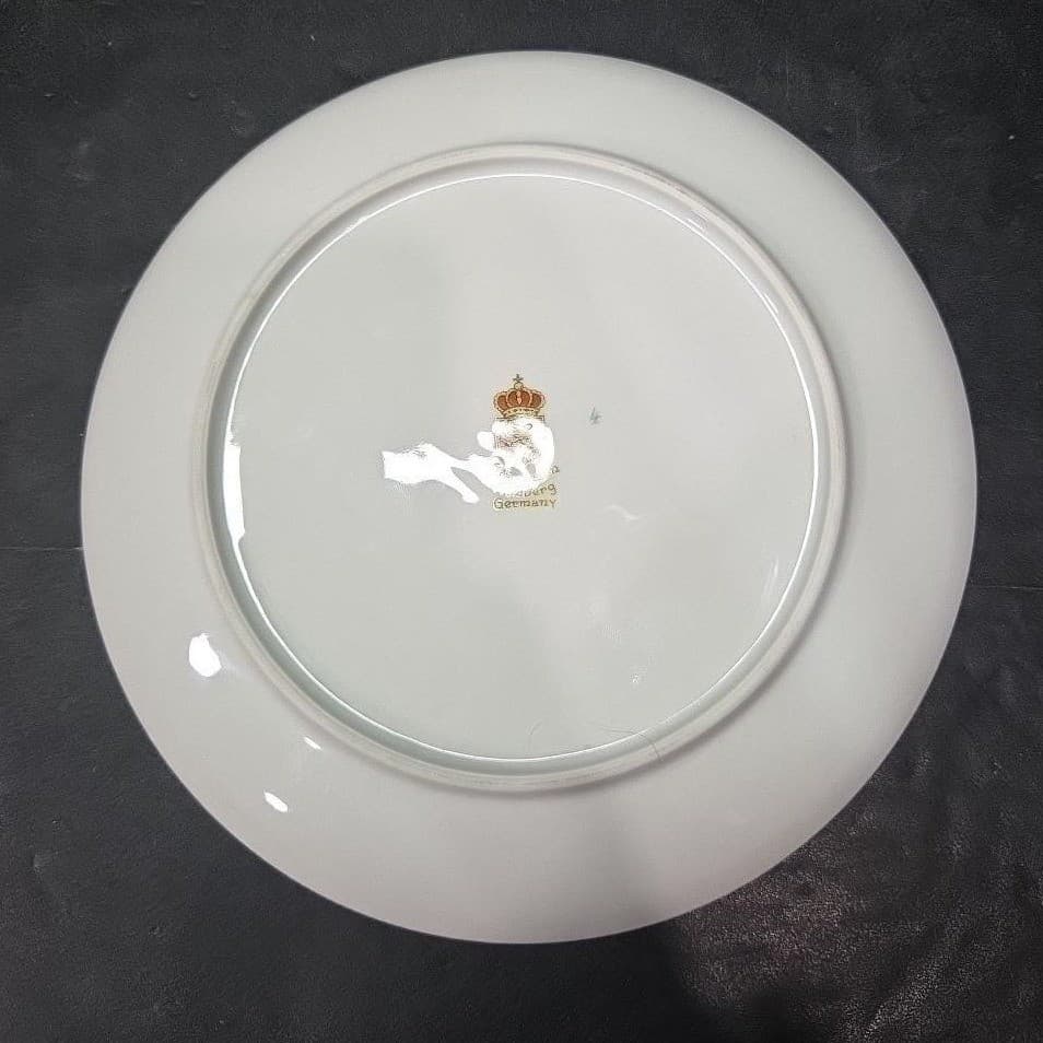 Schumann Arzberg Fruit Design Luncheon Plates, Set Of 2, Bavaria Germany China - Thumbnail 4
