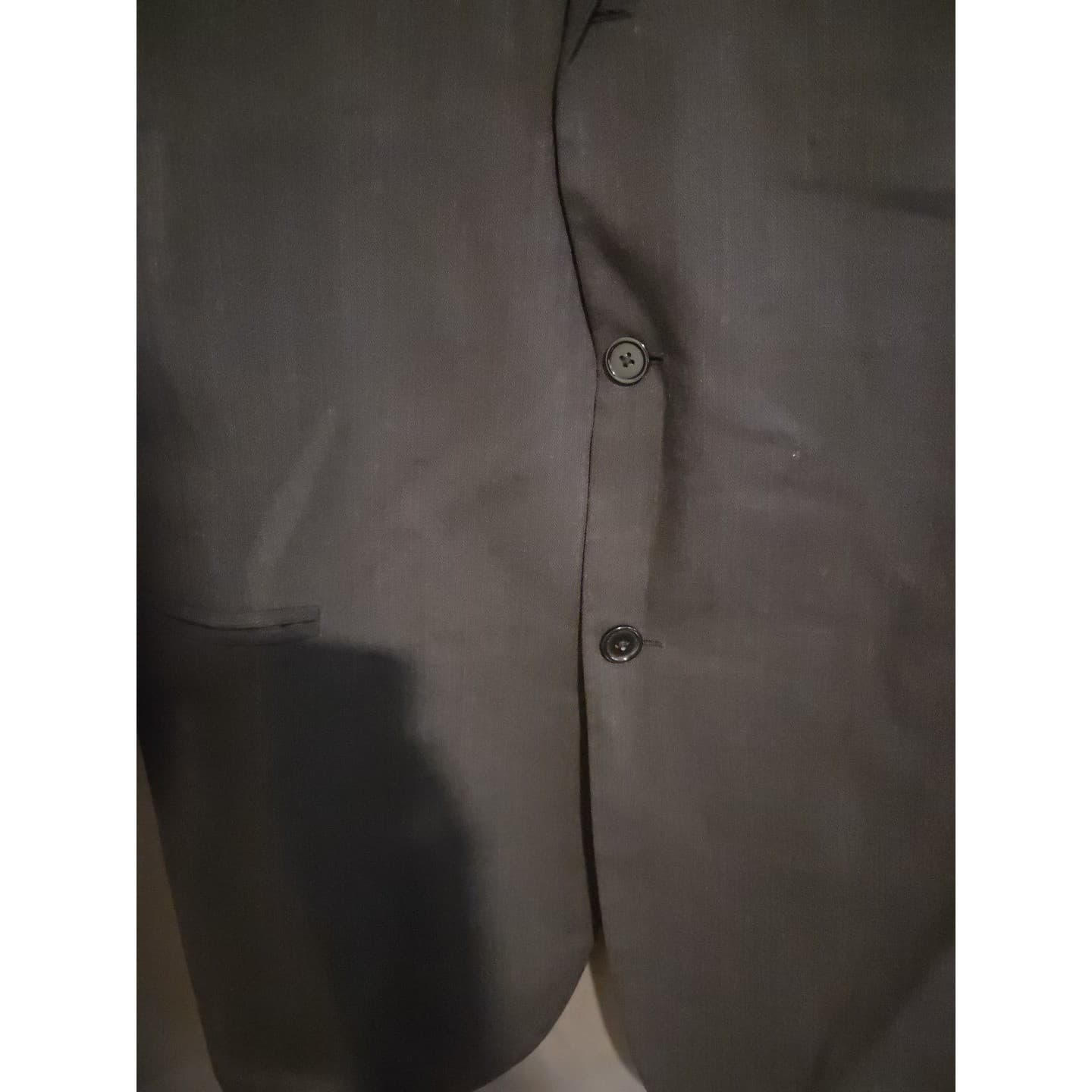 Donna Karan Signature Blazer, 100% Wool 2-Button Sport Coat, Men's 44L Jacket - Thumbnail 7