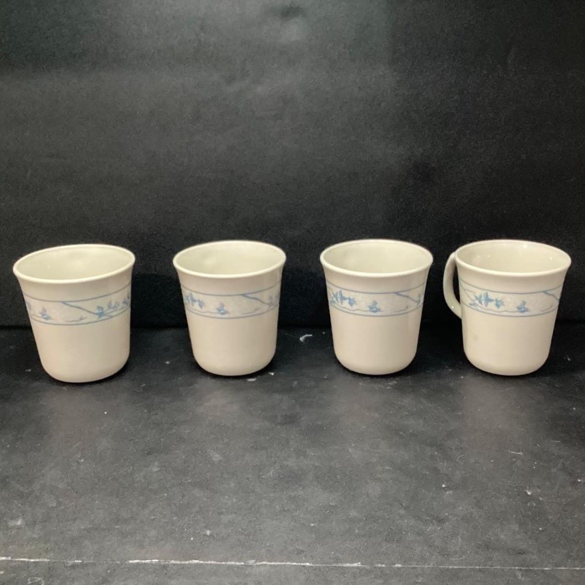 Corning Corelle First of Spring Coffee Cups, Set Of 4, Vintage Mugs, Drinkware - Thumbnail 4