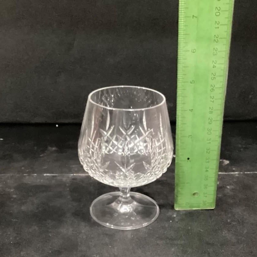 Cristal d'Arques Brandy Glass, Vintage French Lead Crystal Snifter, Replacement - Thumbnail 10