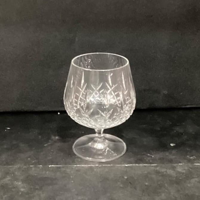 Cristal d'Arques Brandy Glass, Vintage French Lead Crystal Snifter, Replacement - Thumbnail 6