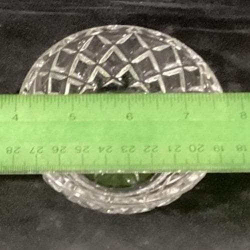 Lenox Lead Crystal Diamond Candy Nut Dish Bowls Diamond Pattern Set of 2 - Thumbnail 2