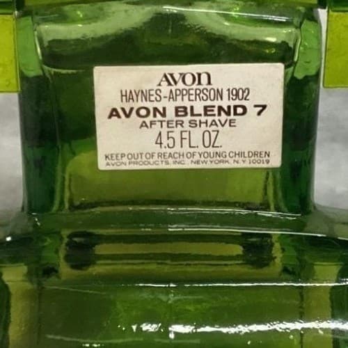 Avon Windjammer Aftershave Bottle, 5 Fluid Ounces, Vintage Green Glassware - Thumbnail 8