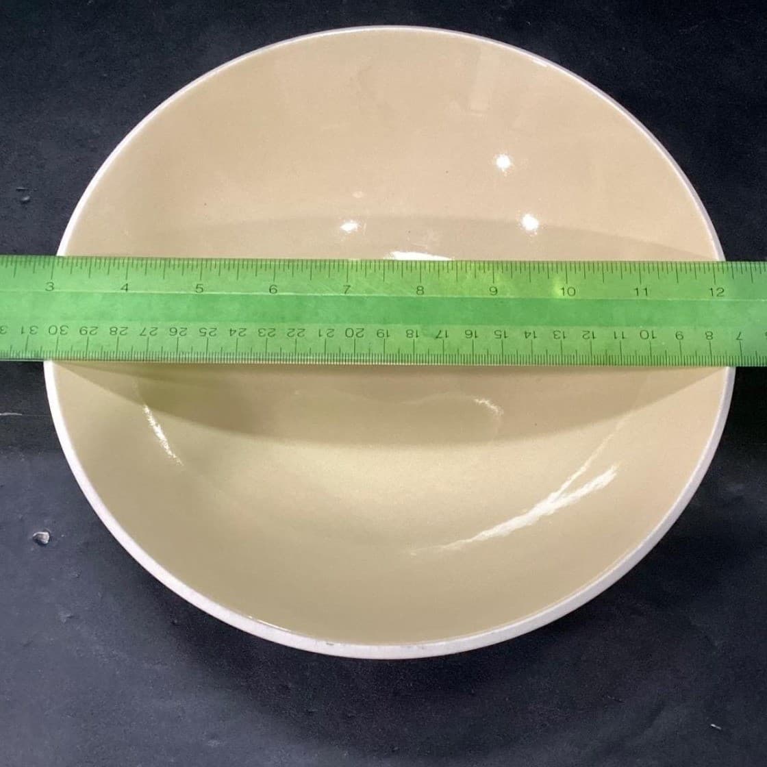 Sasaki Colorstone Wheat Serving Bowl, Vintage Vignelli Designs Inc. Centerpiece - Thumbnail 10