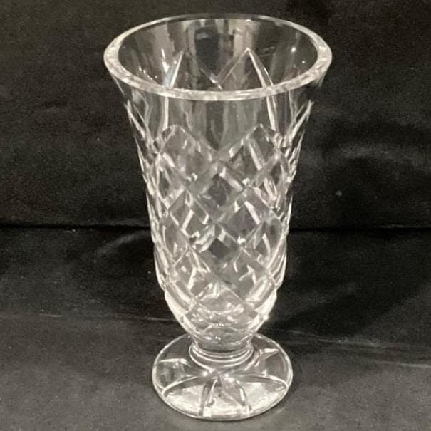 Waterford Kinsale Crystal Vase Diamond Cut 7" - Thumbnail 7