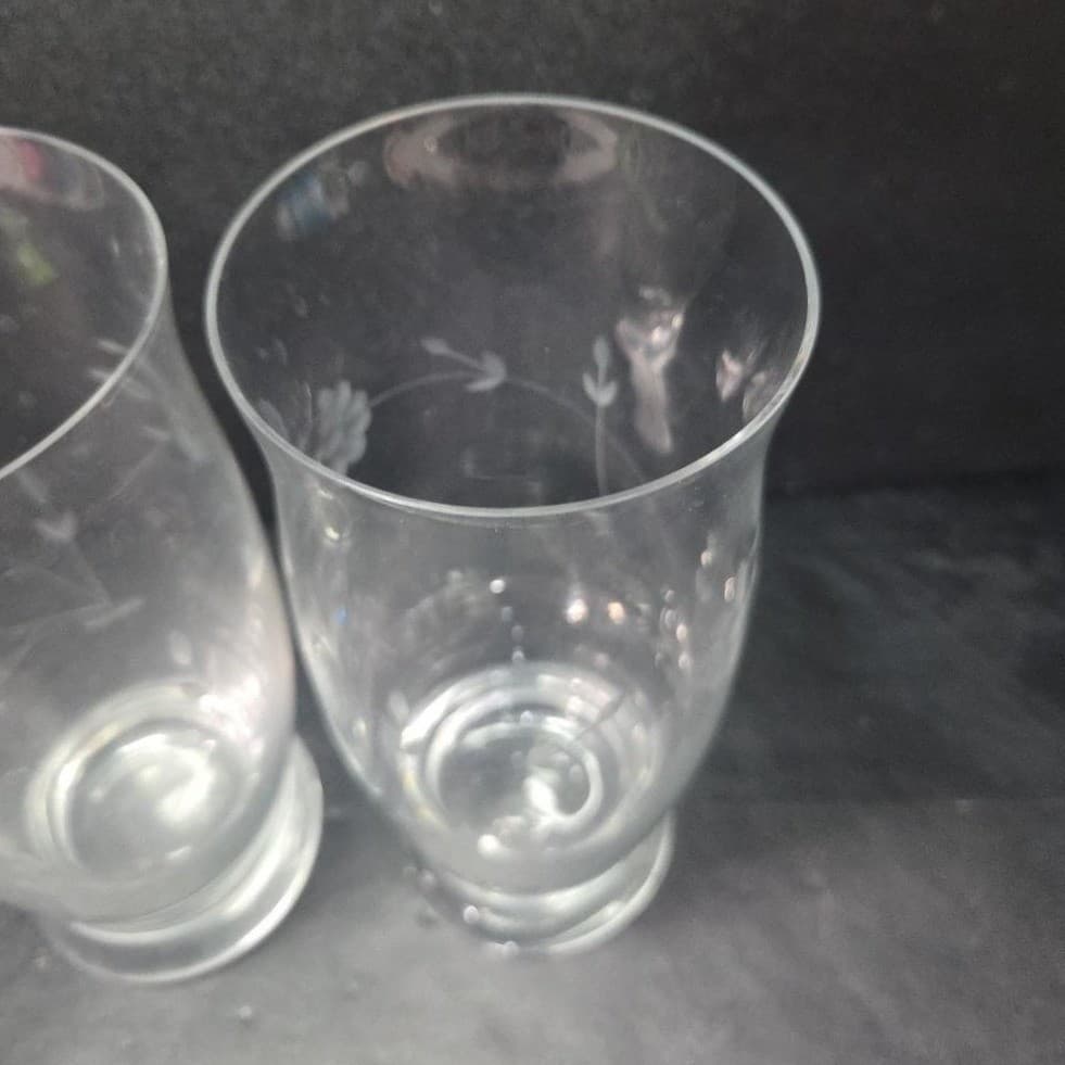 Princess House Heritage Cooler Glasses #6144, Set of 2, Vintage Crystal Tumblers - Thumbnail 6