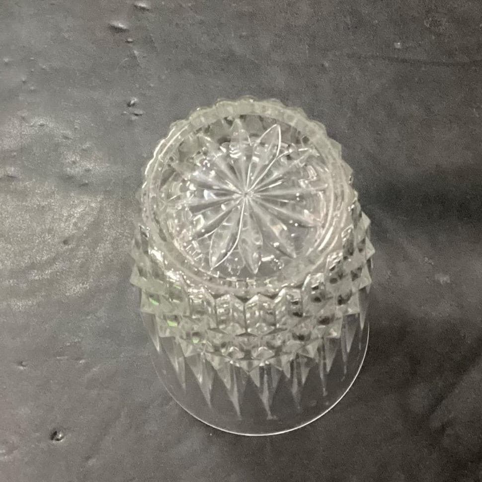 Trevi Italy Leaded Crystal Tumblers, Set Of 4, Vintage Heavy Glasses, Drinkware - Thumbnail 8