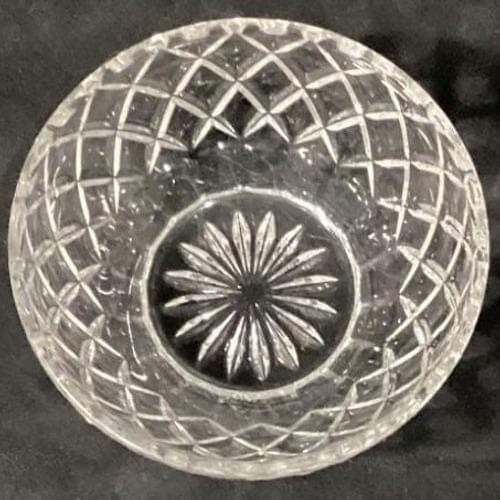 Lenox Crystal Diamond Cut Bowl, Vintage Clear Candy Dish Replacement Centerpiece - Thumbnail 5