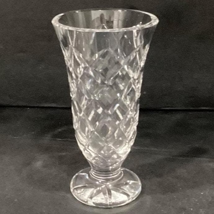 Waterford Kinsale Crystal Vase Diamond Cut 7" - Thumbnail 10