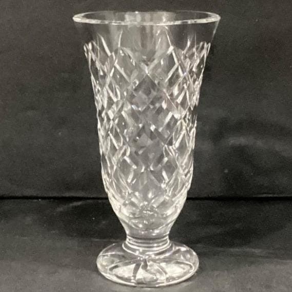 Waterford Kinsale Crystal Vase Diamond Cut 7" - Thumbnail 8
