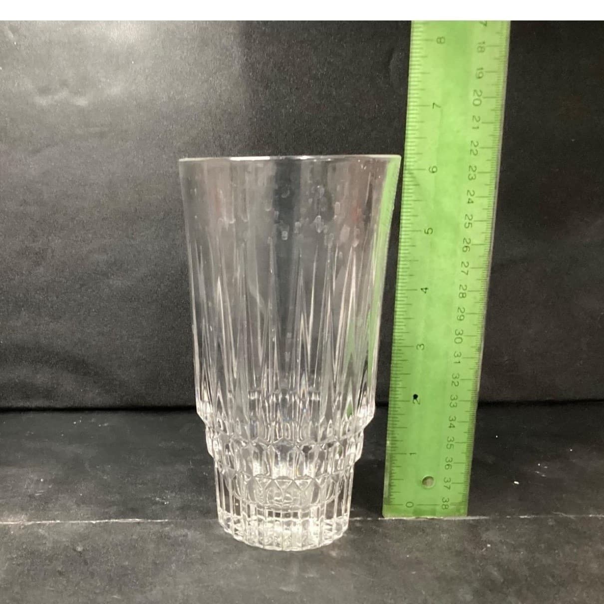 Trevi Italy Leaded Crystal Tumblers, Set Of 4, Vintage Heavy Glasses, Drinkware - Thumbnail 9