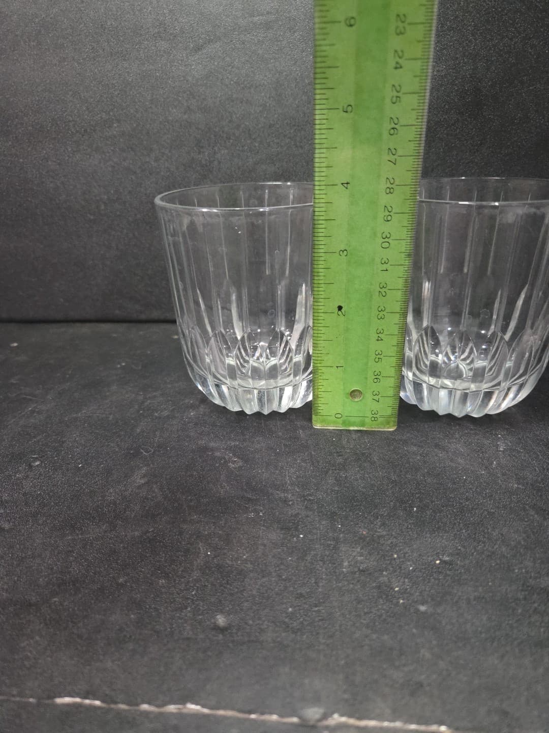 Cristal d'Arques Durand Boulevard Pattern Double Old Fashion Glasses 4" Set Of 2 - Thumbnail 8