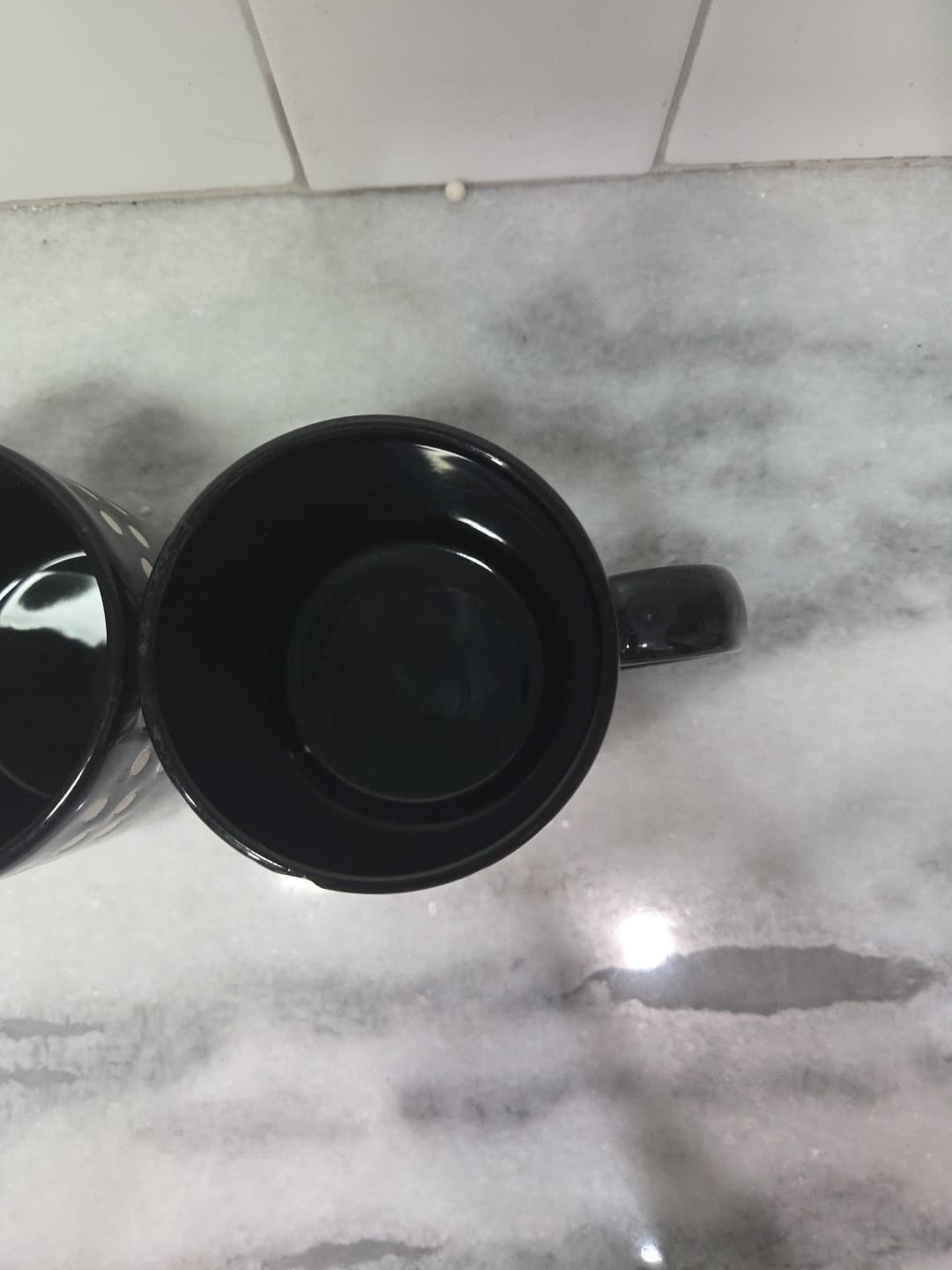 WAECHTERSBACK W Germany Black White Polka Dots Cups Mug Coffee 12oz Set Of 2 * - Thumbnail 6