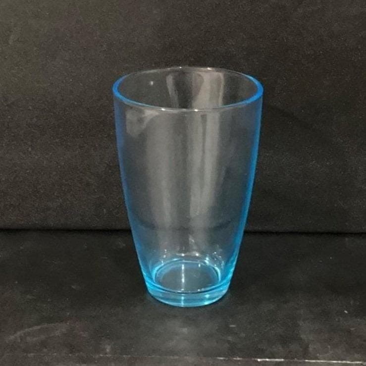 Bormioli Rocco Light Blue Glass Tumbler, Vintage Italian Glassware, Drinkware - Thumbnail 10