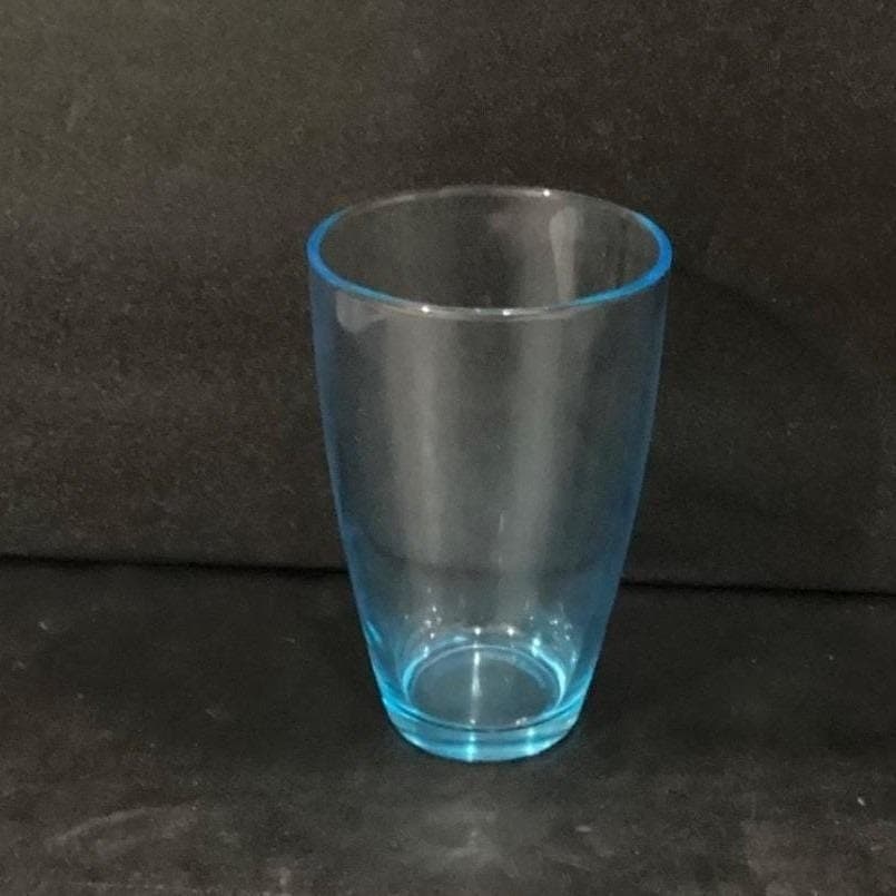 Bormioli Rocco Light Blue Glass Tumbler, Vintage Italian Glassware, Drinkware - Thumbnail 8