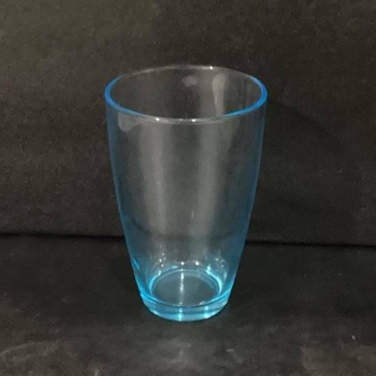 Bormioli Rocco Light Blue Glass Tumbler, Vintage Italian Glassware, Drinkware - Thumbnail 9