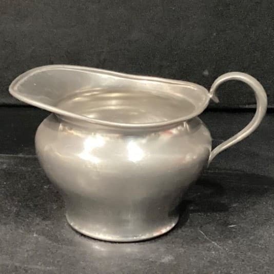 Brewster Pewter 4503 Tea Pot, Creamer And Sugar Bowl Vintage - Thumbnail 17