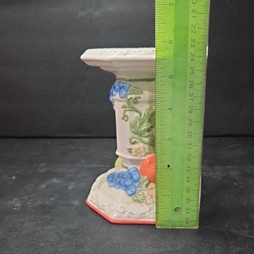 Avon Sweet Country Harvest Candleholder Pillar Candle Holder, Cottagecore Rustic - Thumbnail 9