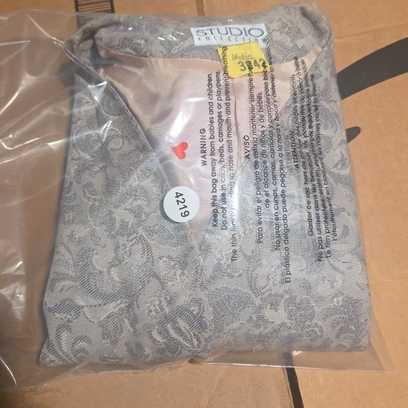 Studio Collection Vintage Tan Gray Paisley Jacquard Blazer, Womens Size 4 Jacket - Thumbnail 9