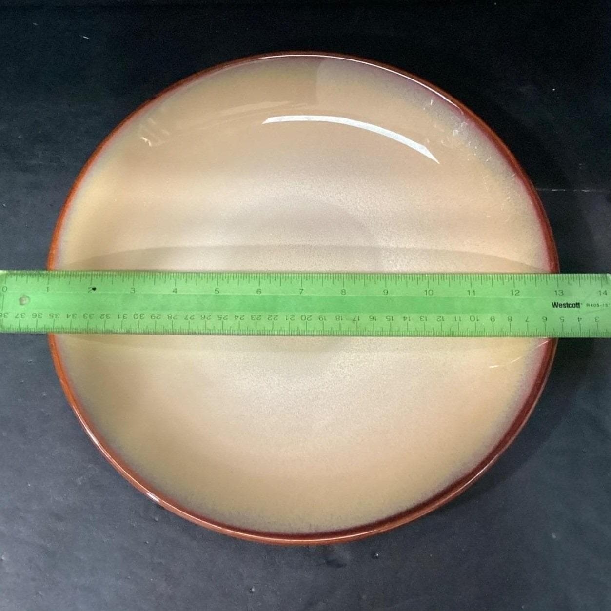 Sango Nova Brown Chop Plate #4933, Vintage Stoneware Serving Platter, Serveware - Thumbnail 7