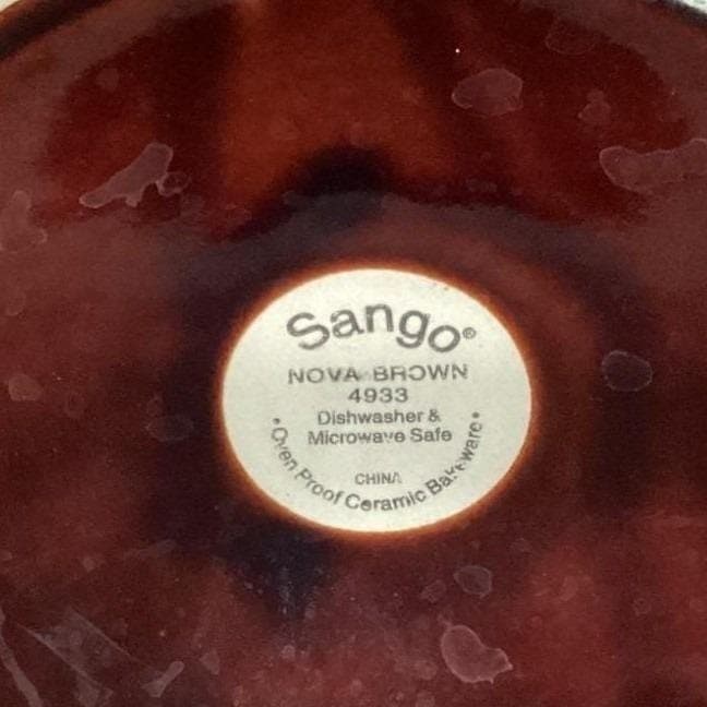 Sango Nova Brown Casserole Dish #4933, No Lid, Oven Proof Ceramic Bakeware - Thumbnail 7