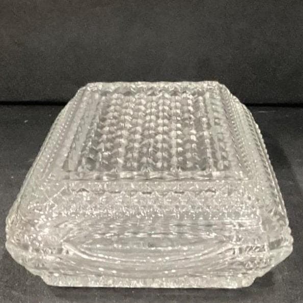 Vintage Anchor Hocking Wexford Clear Crystal Relish Trays 9.5" x 5" Set of 2 - Thumbnail 12