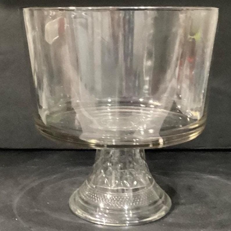 Anchor Hocking Wexford Trifle Bowl Dessert Vintage - Thumbnail 9