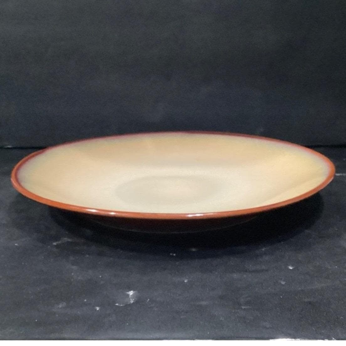 Sango Nova Brown Chop Plate #4933, Vintage Stoneware Serving Platter, Serveware - Thumbnail 8