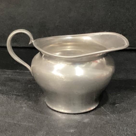 Brewster Pewter 4503 Tea Pot, Creamer And Sugar Bowl Vintage - Thumbnail 19