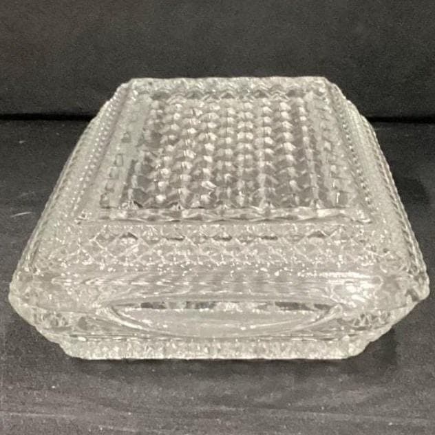 Vintage Anchor Hocking Wexford Clear Crystal Relish Trays 9.5" x 5" Set of 2 - Thumbnail 10