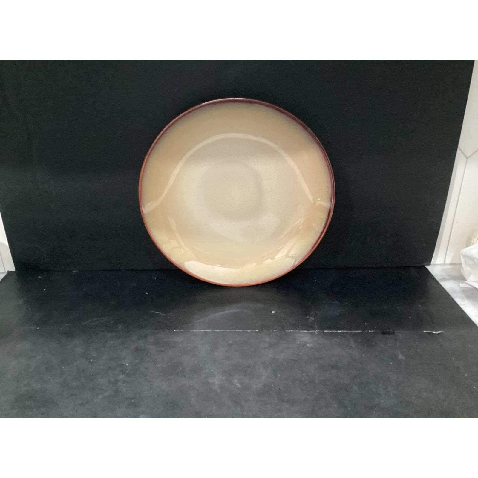 Sango Nova Brown Chop Plate #4933, Vintage Stoneware Serving Platter, Serveware - Thumbnail 12