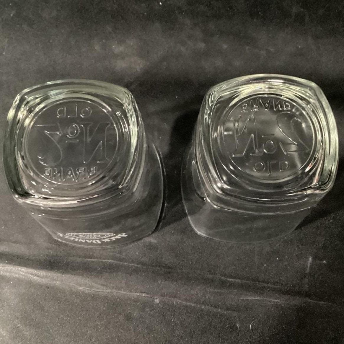Jack Daniels Old No. 7 Embossed Whiskey Glasses, Set of 2, Vintage Rock Tumblers - Thumbnail 5