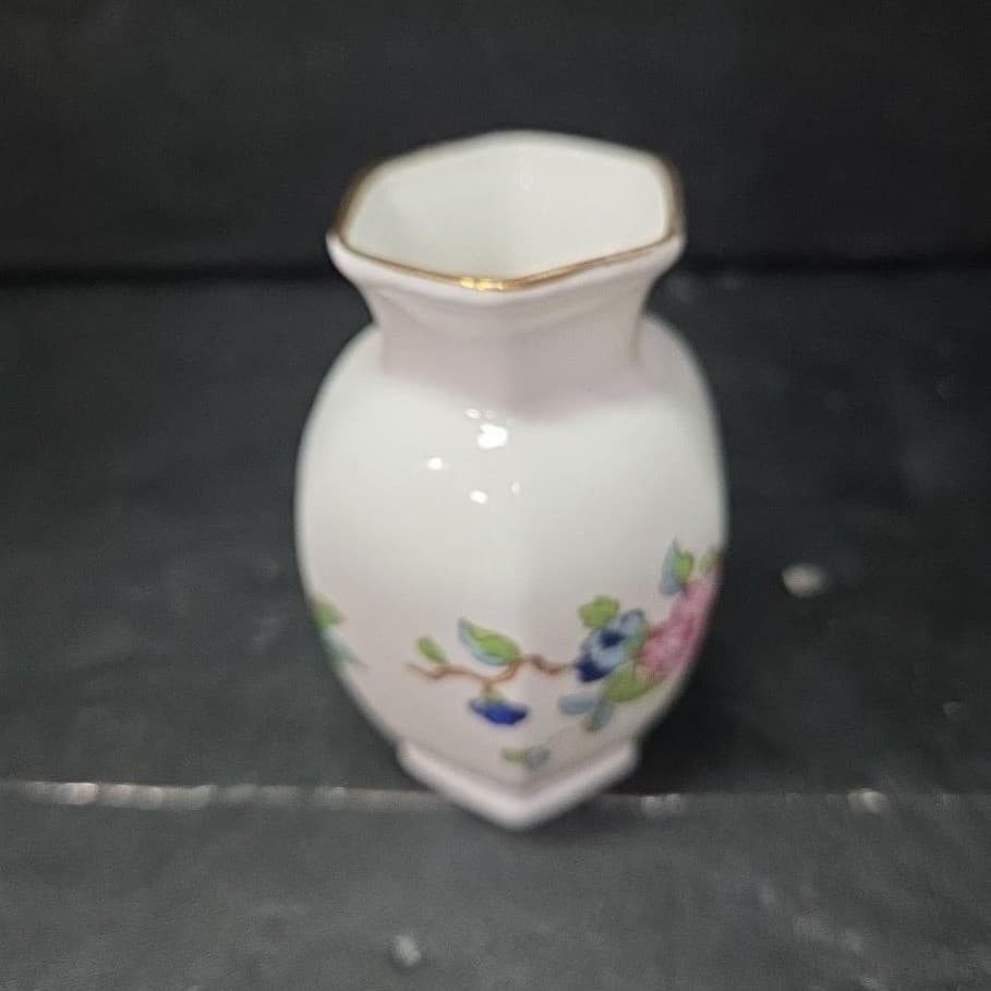 Aynsley Pembroke Bud Vase, Fine Bone China England, Vintage Single Flower Holder - Thumbnail 6