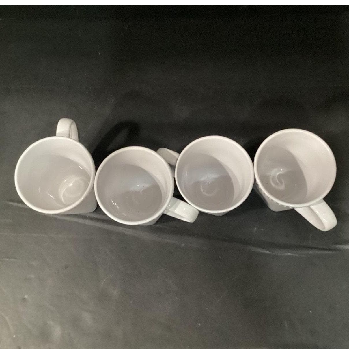 10 Strawberry Street White Beaded Mugs, Set of 4, Modern Farmhouse Drinkware - Thumbnail 6