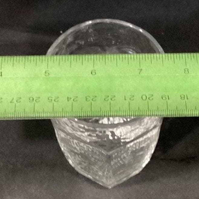Libbey Chivalry Flat Tumblers, Set of 4, Clear Textured Glasses, Drinkware - Thumbnail 3