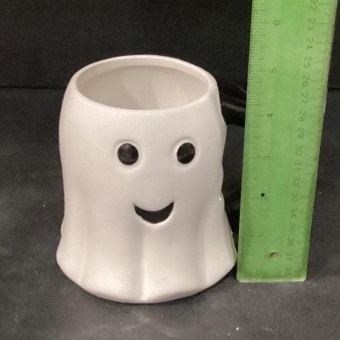 Ghost Coffee Cups, Set of 3, Halloween Spooky Ceramic Mug, Replacement Drinkware - Thumbnail 2