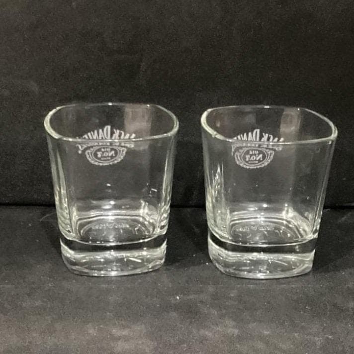 Jack Daniels Old No. 7 Embossed Whiskey Glasses, Set of 2, Vintage Rock Tumblers - Thumbnail 12