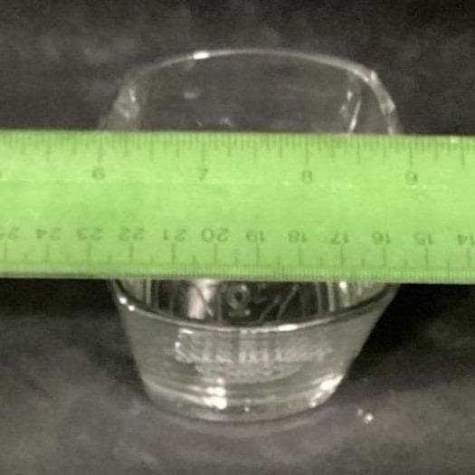 Jack Daniels Old No. 7 Embossed Whiskey Glasses, Set of 2, Vintage Rock Tumblers - Thumbnail 3
