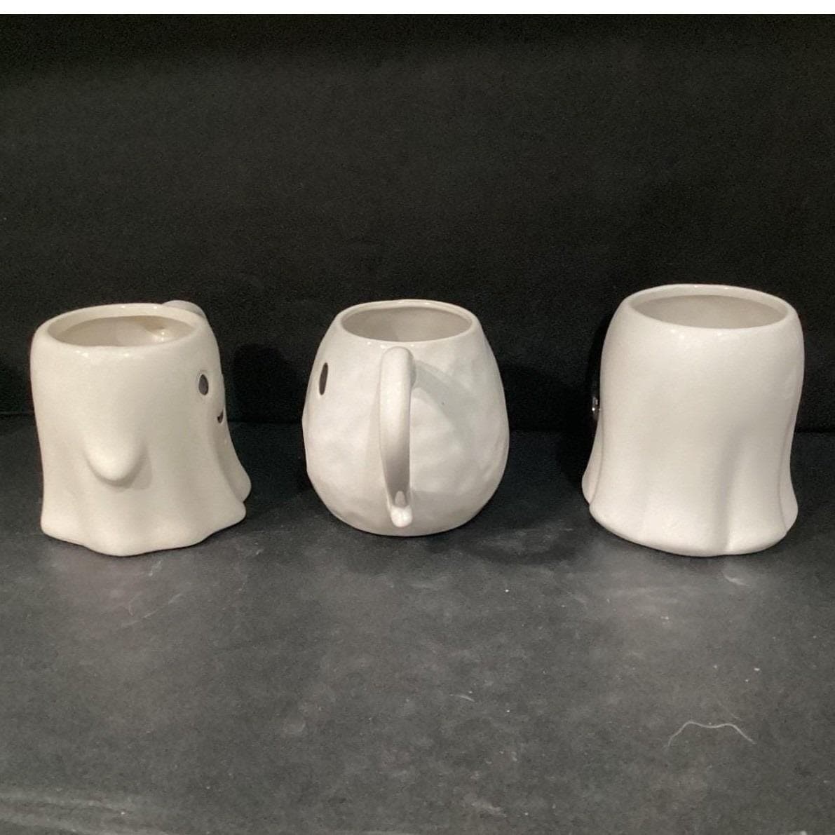 Ghost Coffee Cups, Set of 3, Halloween Spooky Ceramic Mug, Replacement Drinkware - Thumbnail 11