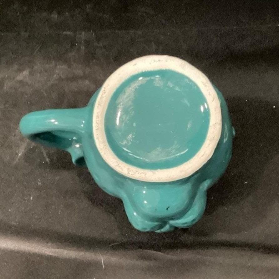 Cheetah Head Oversized Teal Coffee Cups, Set of 2, Large Ceramic Mugs, Drinkware - Thumbnail 4