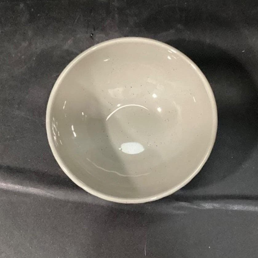 West Elm Gray Speckled Cereal Bowls, Set Of 2, Minimalist Stoneware Dinnerware - Thumbnail 4