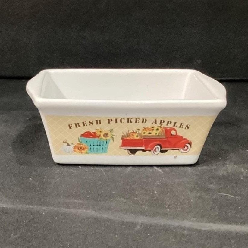 Royal Norfolk Small Loaf Pan, Vintage Farm Picked Apples Design, Bakeware - Thumbnail 10